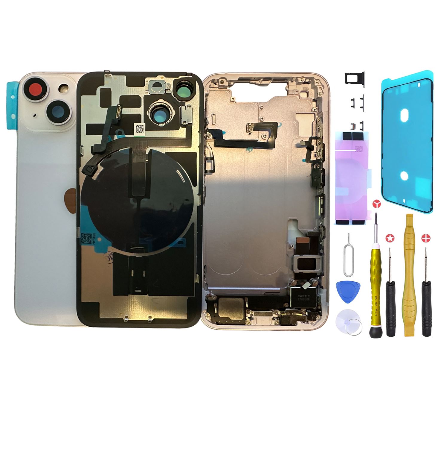 Châssis arrière iPhone 14 Pro Max Violet Semi Complet avec Châssis arrière iPhone 14 Pro Max Violet Semi Complet avec