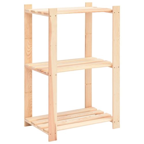 VIDAXL - Etagère de stockage - 3 niveaux - Pin massif - 60x38x90 cm - Image 3