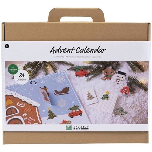 Calendrier de l'Avent - Perles à repasser NABBI - 24 projets créatifs