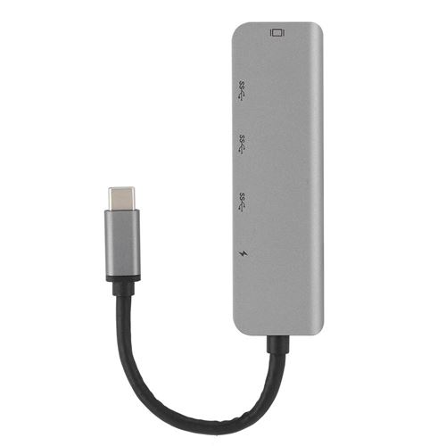 Concentrateur 5 en 1 USB-C vers Type-C 3.0 HDMI Mini Adaptateur SDTF OTG HDMI Rj45 pour Thunderbolt 3