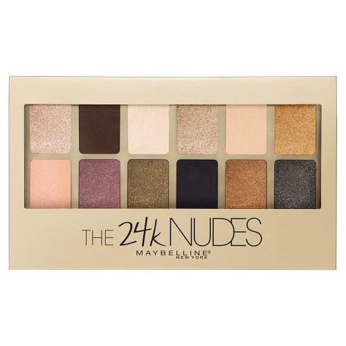 Maybelline The 24 Karat Nudes Fard à paupières Palette X 3