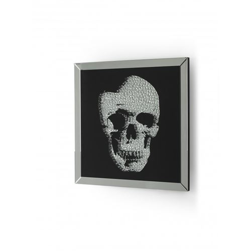 Miroir carré en verre et bois JACK