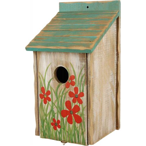 Nichoir en bois 15 x 28 cm, oiseaux grandes mésanges - Trixie - TR-55850