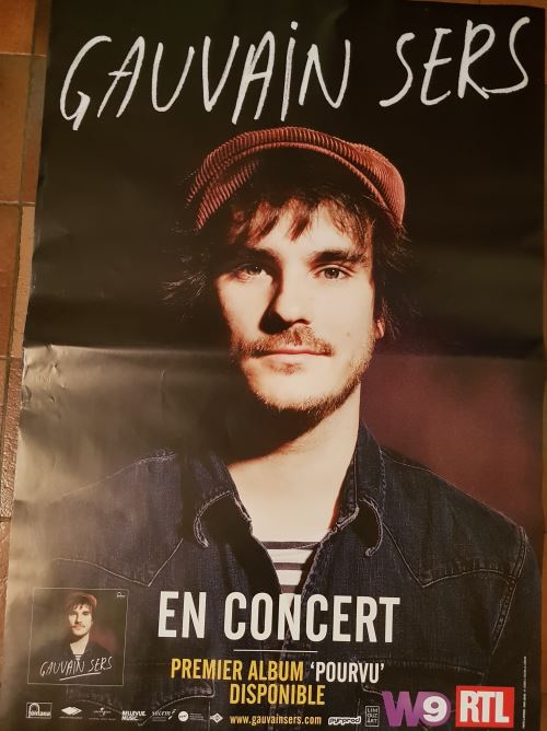 Gauvain Sers - Pourvu - AFFICHE État correct - N/A reconditionné disponible sur Fnac