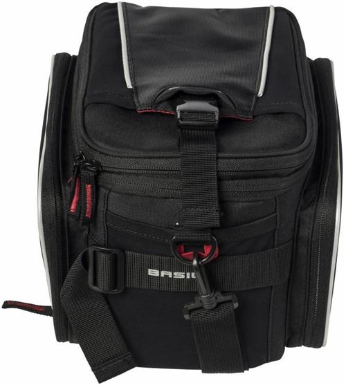 Sacoche porte-bagages Basil Sport Design 7 à 15 litres - noir
