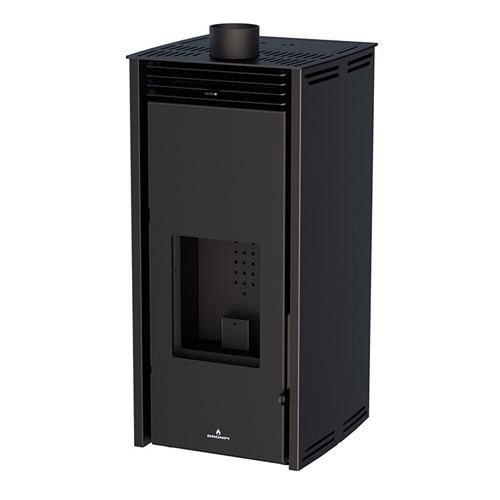 Poêle à pellet - SANS ELECTRICITE - FREE 6 kW couleur noire