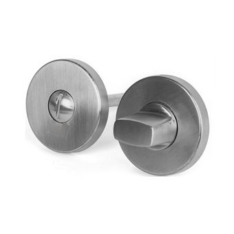 Paire de rosaces inox 304 Balsac / Vabre / Vallon / Valady - WC sans voyant - U19/L19/V19 - 434 - 1