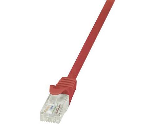 LogiLink - Verbindingskabel - RJ-45 (M) naar RJ-45 (M) - 1 m - UTP - CAT 6 - rood