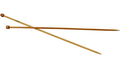 Creotime aiguilles à tricoter bambou 5 mm 35 cm