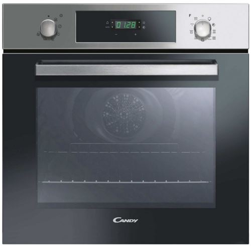 Candy Pop Evo FCP886X - Four - intégrable - niche - largeur : 56 cm - profondeur : 56 cm - hauteur : 59 cm - avec système auto-nettoyant - classe A - acier inoxydable
