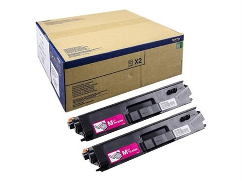 Brother Tn-900mtwin Cartouche De Toner 2 Pi&egrave;ce(s) Original Magenta