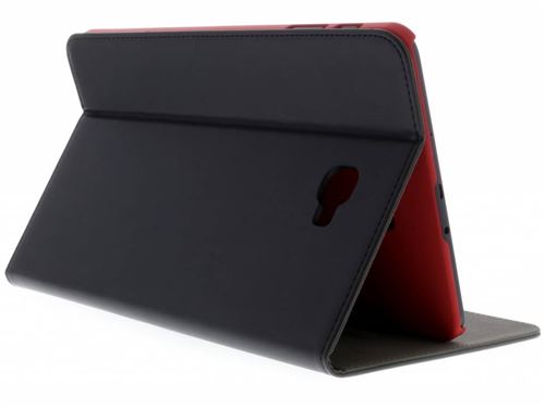 Gecko Easy-click - Flip cover voor tablet - namaakleer - zwart, rood - 10.1 - voor Samsung Galaxy Tab A (10.1 inch)