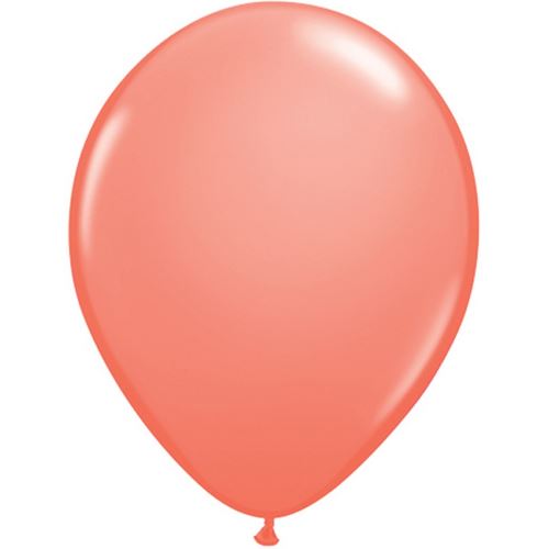 Qualatex - Ballons uni 28cm (lot de 100) (Taille unique) (Corail) - UTSG4586