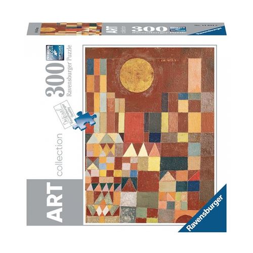 Puzzle 300 pièces Art collection Ravensburger Château et soleil Paul Klee
