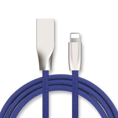 Cable Fast Charge pour IPHONE 5C Lightning Chargeur 1m USB Connecteur Recharge Rapide (BLEU)