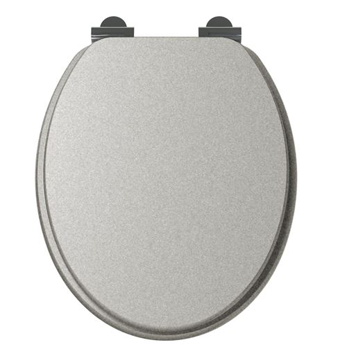 Abattant WC design SILVER - Gris