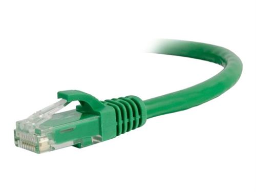 C2G Cat5e Booted Unshielded (UTP) Network Patch Cable - cordon de raccordement - 1 m - vert