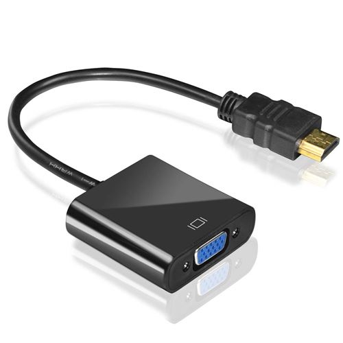 Câble adaptateur vidéo HDMI mâle vers VGA femelle Vshop