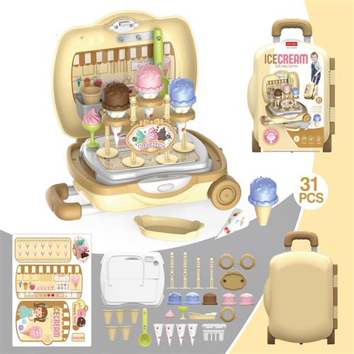 Glacier 31 PCS Pour Les Enfants -Bagage Jaune