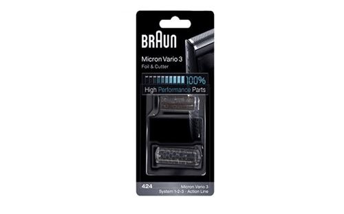 Pièces Détachées Soin Corporel Braun - Combi Pack. 424. Noir - Ref: 81416568