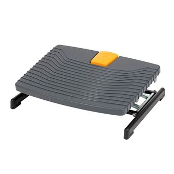 Bakker Elkhuizen Pro 959 Repose-pieds Ergonomique Noir - Inclinaison Et Hauteur Réglables (60-370 Mm) - Antidérapant Pour Bureau