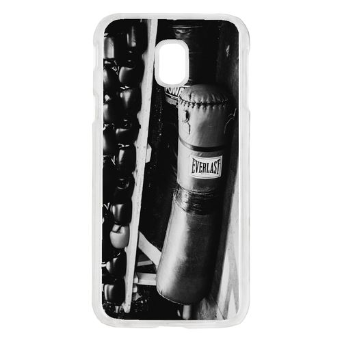 Coque Sac De Boxe Black And White Compatible Galaxy J7 2017 Transparent