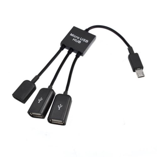 3 en 1 Adaptateur Hub Adaptateur USB OTG câble micro USB USB OTG pour Smartphone