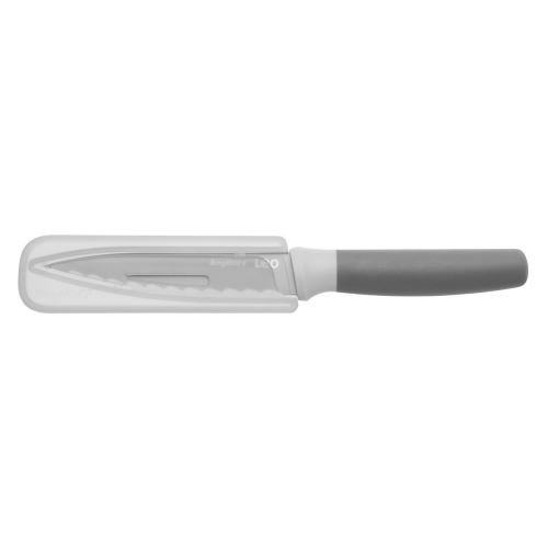 Berghoff - Couteau de cuisine dentelé gris 11,5 cm - Leo