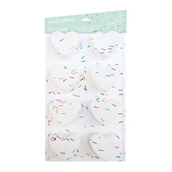 Moule silicone 8 coeurs - Funfetti