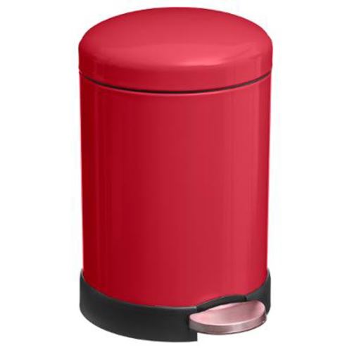 Poubelle à Pédale Colors 5L Rouge