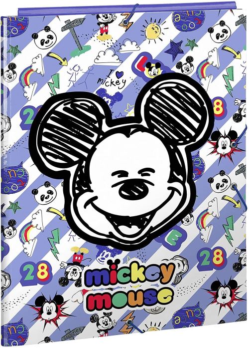 Mickey MouseMaker officielle dossier à officielle avec 3 rabats 260 x 365 mm