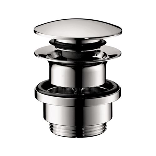 Hansgrohe Waste set brass push-open for basin & bidet mixers - Chrome - 50100000