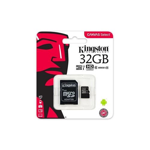 Carte Micro SD Kingston SDCS/32GB 32 GB