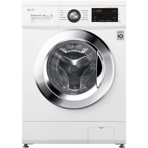 Lave Linge Séchant LG F854M22Wr Blanc 8/5 Kg