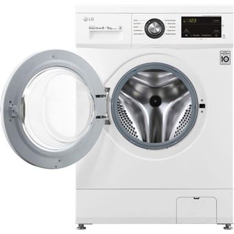 LG F854M22WR - Machine à laver séchante - WiFi - largeur : 60 cm - profondeur : 55 cm - hauteur : 85 cm - chargement frontal - 58 litres - 8 kg - 1400 tours/min - blanc