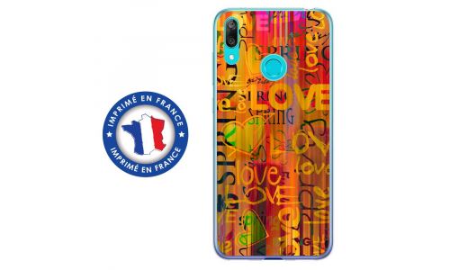 Coque souple pour Huawei Y7 (2019) avec impression Motifs Love Spring