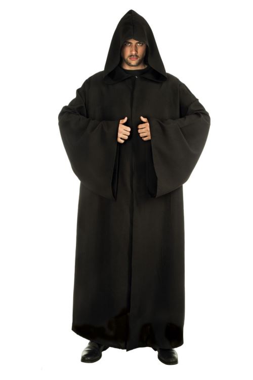 Cape Avec Manches Knight Noir 180 Cm - Noir - Taille Unique