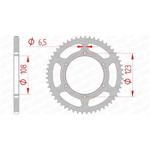 Couronne 50 a boite adaptable aprilia 50 rs 2006+2011, derbi 50 senda sm 2007+2018, derbi 50 gpr 2004+2014