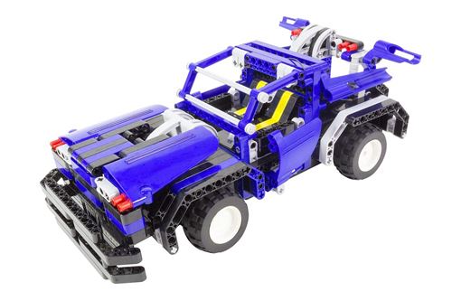 Teknotoys - 85000013 - Jeux de Construction télécommandé - Active Bricks RC - 2 en 1 - Cabrio & Limousine