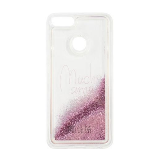 Étui Xiaomi Mi A1 Dulceida DLCAR012 Transparent Paillettes Rose