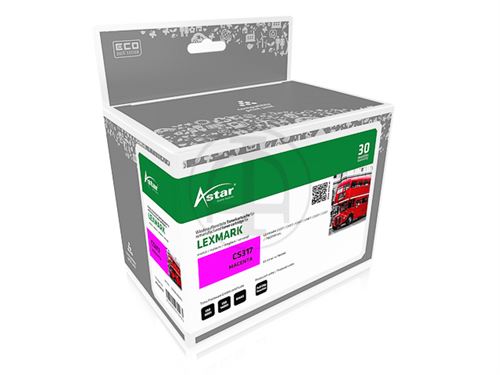 Astar AS20015 approprié pour Lexmark CS317 Toner Magenta Compatible Aussi 71B20M0 2300 côtés