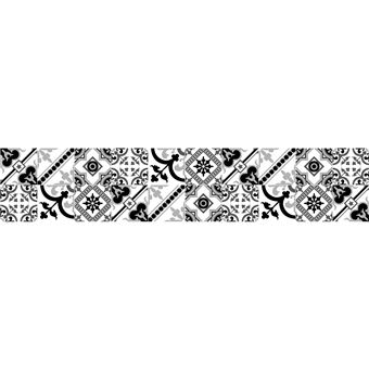 Crédence adhésive design en PVC Milan - L. 200 x l. 40 cm ...