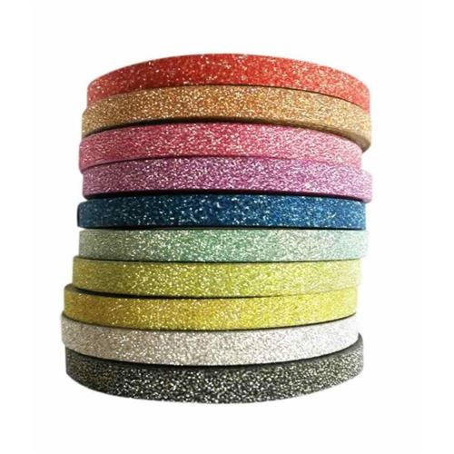 10 Rouleaux Adhésive Glitter 4 Mm X 5 M - Ctop