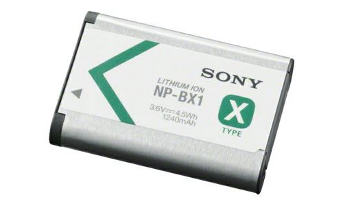 Sony NP-BX1 - Batterie - Li-Ion - 1240 mAh - pour Sony ZV-1, ZV-1F; Cyber-shot DSC-HX95, HX99, RX100, WX700; VLOGCAM ZV-1G
