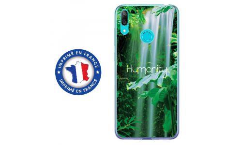 Coque souple pour Huawei Y7 (2019) avec impression Motifs Humanity