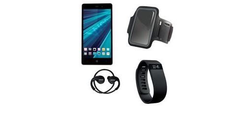 Smartphone Woo Cassiopeia 3 Noir 5 + Bracelet Activité + Brassard Imperméable + Ecouteurs Sport
