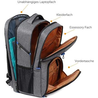 Sac à Dos ALlBiz Ordinateur Pouces Imperméable Sacoche PC