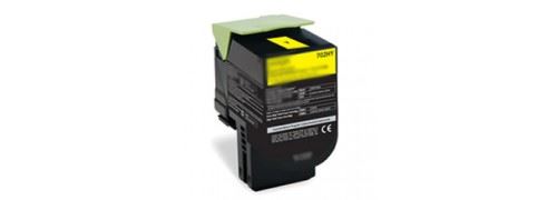 Lexmark 702HY - geel - origineel - tonercartridge - LCCP, LRP