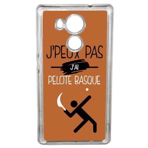 Coque j peux pas j ai pelote basque 7 compatible huawei mate 8 transparent