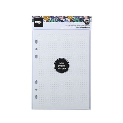 Recharge bullet journal - pages à points - Toga